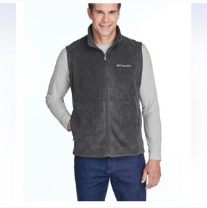 Columbia Charcoal 2XLT Fleece Vest